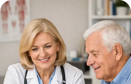 Healthcare abstract accent block