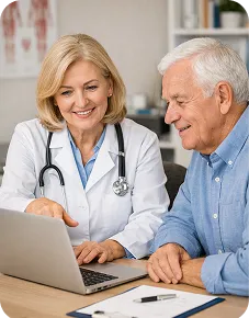 Healthcare abstract accent block