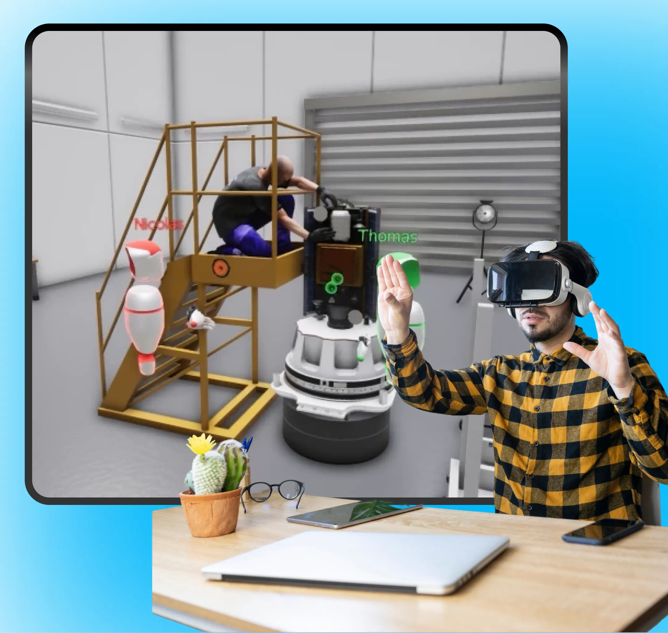 Manufacturing VR Training and Digital Twins