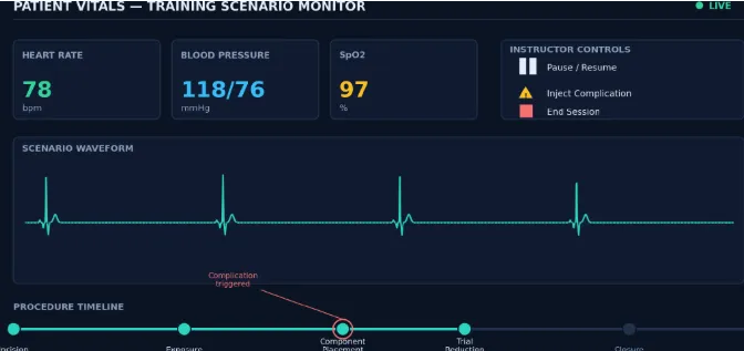 Real-Time Vitals & Scenario