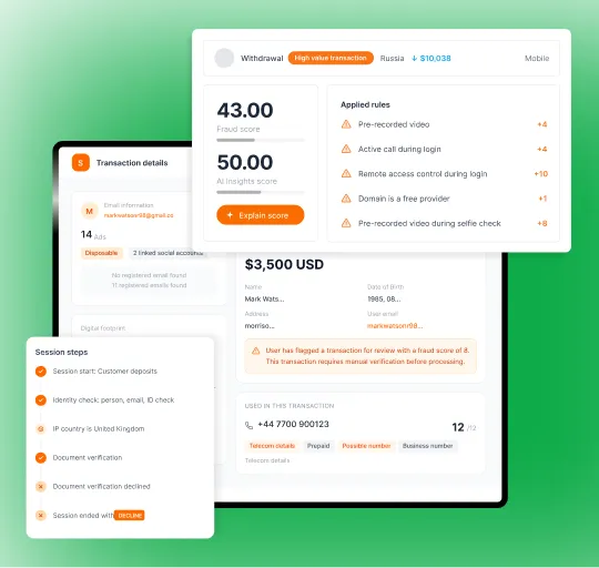 Risk & Fraud Detection Platforms
