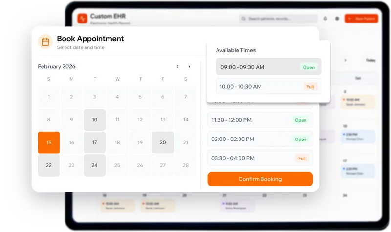 Telehealth Dashboard UI