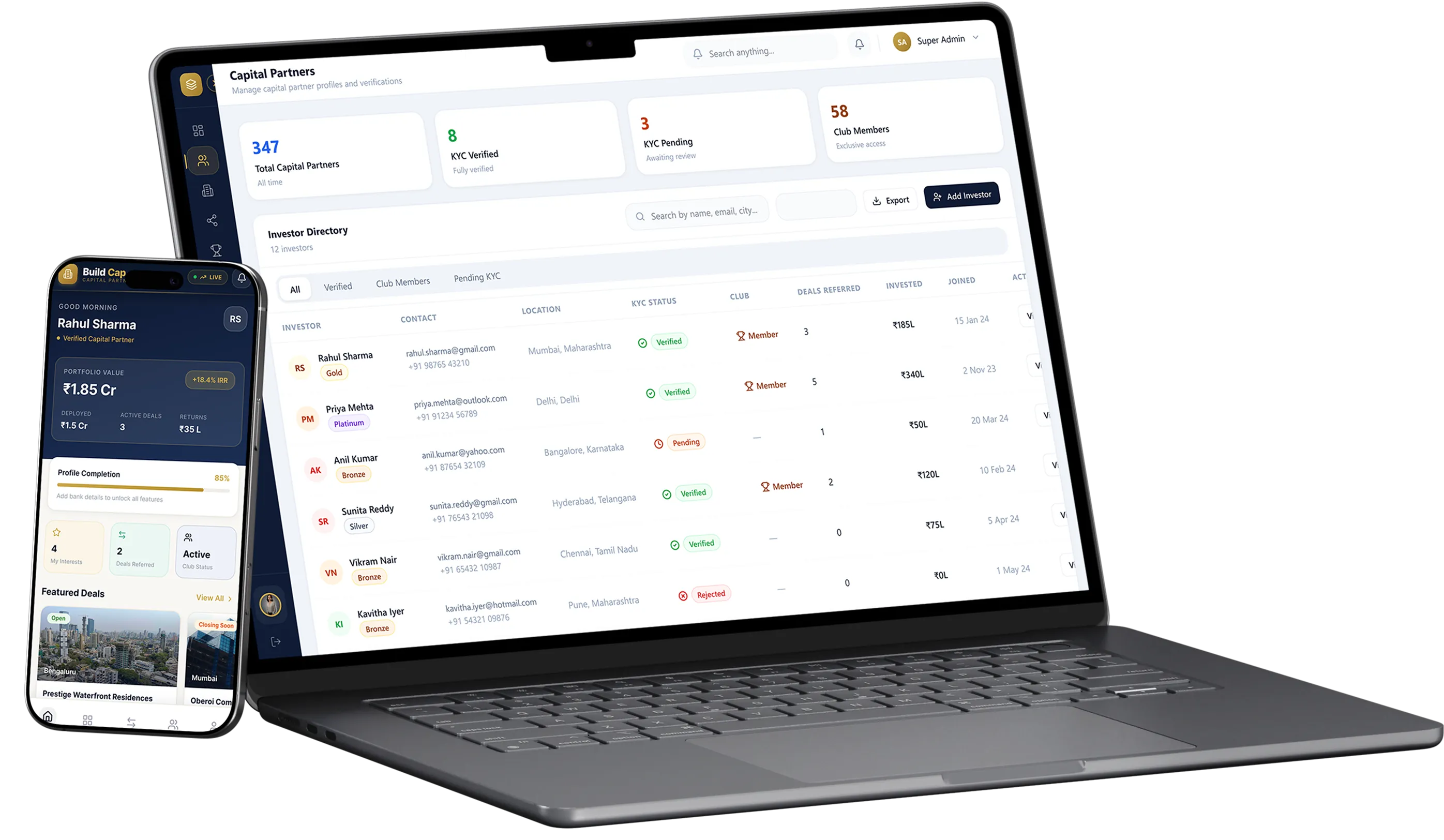 Real <highlight>Estate Investor</highlight> Platform