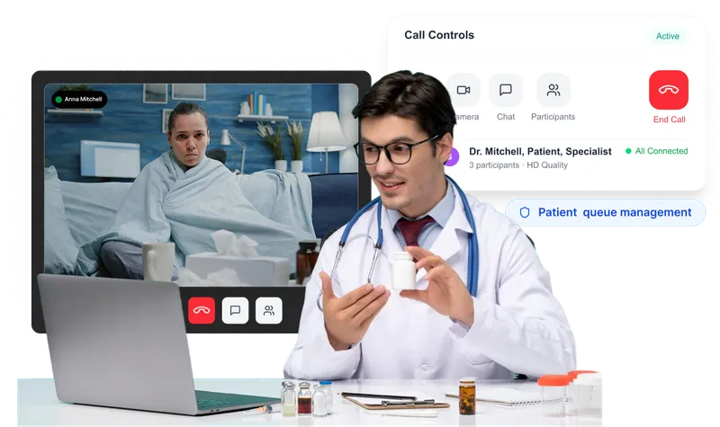 Telehealth Dashboard UI